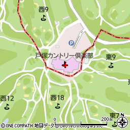 戸塚カントリー倶楽部　東コース周辺の地図