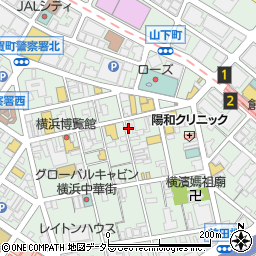 小籠包食べ放題個室 金鳳酒家 横浜中華街周辺の地図