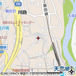 長野県飯田市川路4573-7周辺の地図