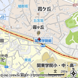 横浜ナザレン教会周辺の地図