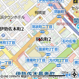 横浜関内わだクリニック周辺の地図