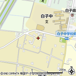 千葉県長生郡白子町中里855-1周辺の地図