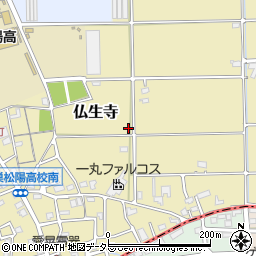 岐阜県本巣市仏生寺周辺の地図