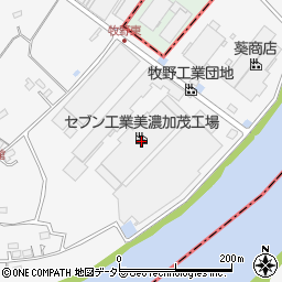 岐阜県美濃加茂市牧野1011周辺の地図