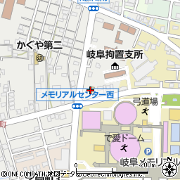 ファミリーマート岐阜金華橋通り店周辺の地図
