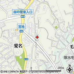 神奈川県厚木市愛名1170-1周辺の地図