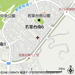鳥取県鳥取市若葉台南6丁目13-17周辺の地図