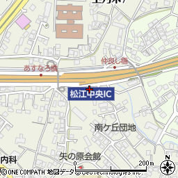株式会社山陰硝子建材　松江支店周辺の地図