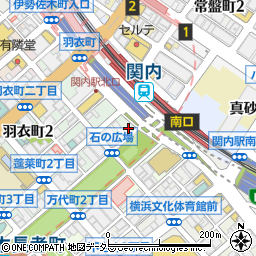 神奈川県横浜市中区蓬莱町1丁目周辺の地図