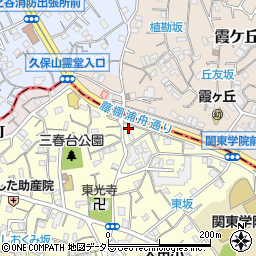 神奈川県横浜市南区三春台89周辺の地図
