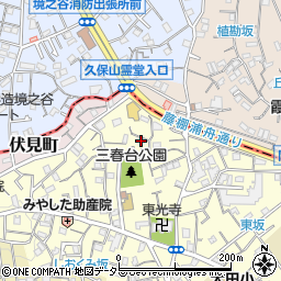 神奈川県横浜市南区三春台100周辺の地図