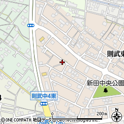 若竹公園トイレ周辺の地図