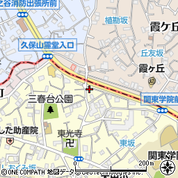 神奈川県横浜市南区三春台89-2周辺の地図