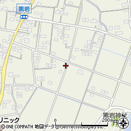 岐阜県加茂郡坂祝町黒岩周辺の地図