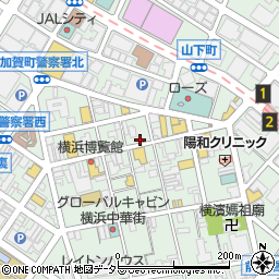 横浜中華街 彩り五色小籠包専門店 龍海飯店大通り店周辺の地図