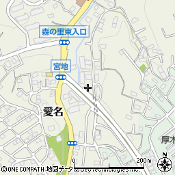 神奈川県厚木市愛名1179-1周辺の地図