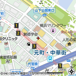 ＮＰＣ２４Ｈ横浜市山下町地下駐車場周辺の地図