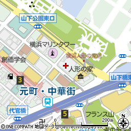 ワタベウェディング　横浜ベイフォトスタジオ周辺の地図