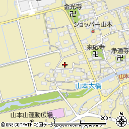 滋賀県長浜市湖北町山本3361-7周辺の地図