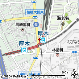 厚木駅前ビル周辺の地図