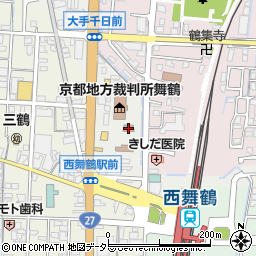 京都公安調査事務所　舞鶴駐在官室周辺の地図