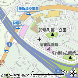 神奈川県横浜市保土ケ谷区狩場町164-44周辺の地図