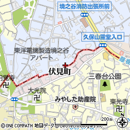 神奈川県横浜市西区境之谷90周辺の地図