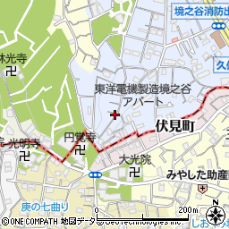 神奈川県横浜市西区境之谷115-22周辺の地図