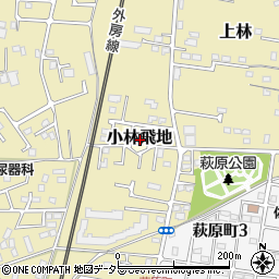 千葉県茂原市小林飛地周辺の地図
