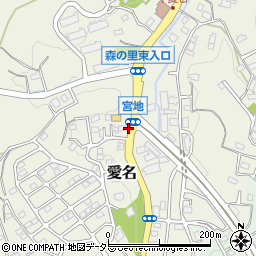 神奈川県厚木市愛名382-8周辺の地図