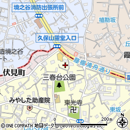神奈川県横浜市南区三春台93-21周辺の地図