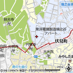 神奈川県横浜市西区境之谷115-48周辺の地図