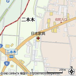 鳥取県米子市淀江町佐陀668-1周辺の地図