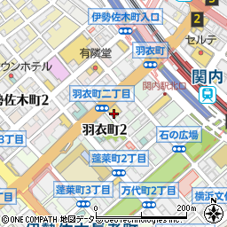 神奈川県横浜市中区羽衣町周辺の地図