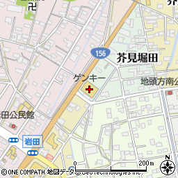 ゲンキー株式会社　下芥見店周辺の地図