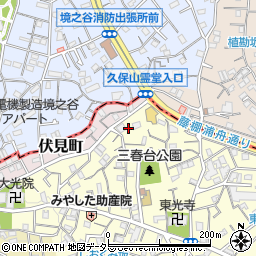 神奈川県横浜市南区三春台96周辺の地図