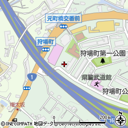 神奈川県横浜市保土ケ谷区狩場町164-38周辺の地図