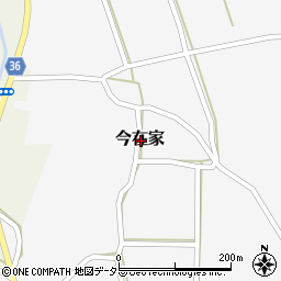 鳥取県西伯郡大山町今在家周辺の地図