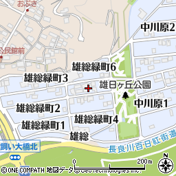 岐阜県岐阜市雄総緑町5丁目周辺の地図