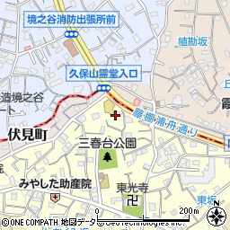 スーパーマルヤマ三春台店青果部周辺の地図