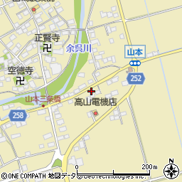 滋賀県長浜市湖北町山本1270周辺の地図