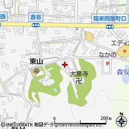 京都府舞鶴市倉谷966-1周辺の地図