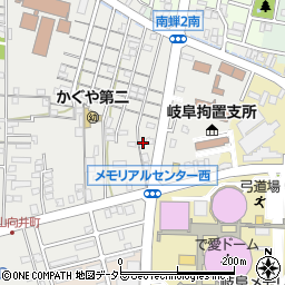 岐阜県岐阜市鷺山清洲町周辺の地図