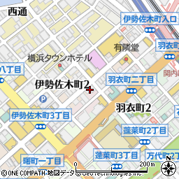 元祖寿司 伊勢佐木町店周辺の地図