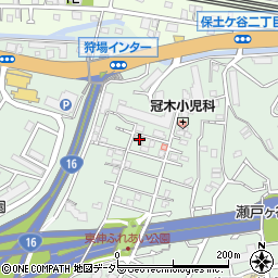 神奈川県横浜市保土ケ谷区狩場町454-55周辺の地図