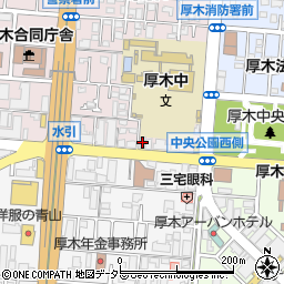 蓮華堂厚木店周辺の地図