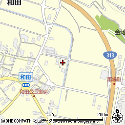 鳥取県倉吉市和田291-1周辺の地図