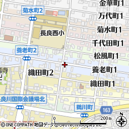 岐阜県岐阜市養老町周辺の地図