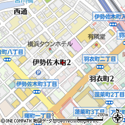 大戸屋横浜伊勢佐木町店周辺の地図