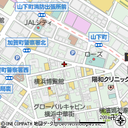 ファミリーマート山下町店周辺の地図